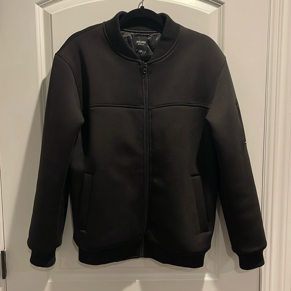 Badlands Supply Co. Neoprene Bomber Jacket Black medium